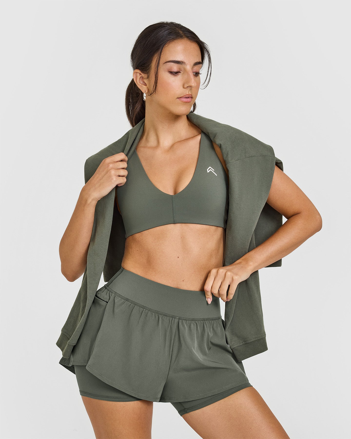 UnifiedMove™ Double Layer Shorts 5" | Dark Khaki