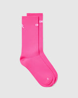Crew Running Socks 1 Pack | Neon Pink