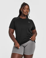 Go To Seamless Loose Top | Black
