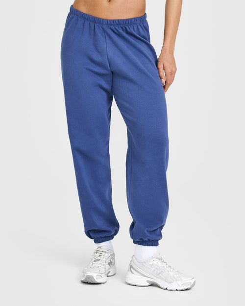 Oner Modal Lightweight Graphic Joggers | Shadow Blue