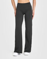 SoftMotion™ Straight Leg Bottoms | Soft Black