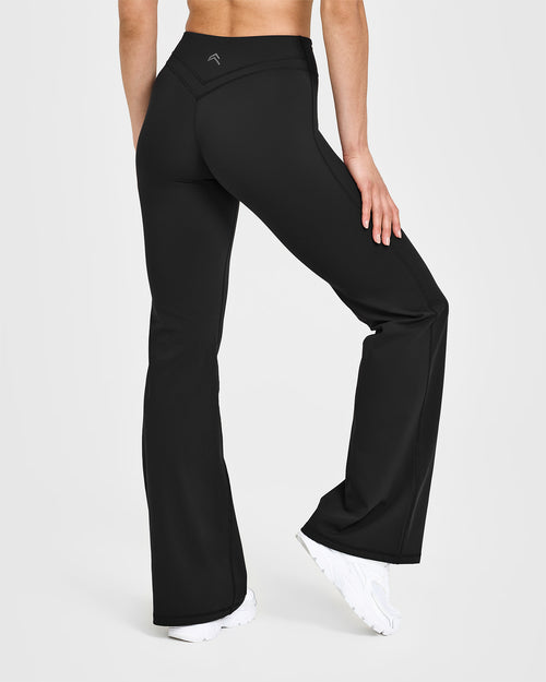 UnifiedMove™ Wrap Flared Pants | Black