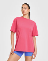 Classic Oversized Lightweight T-Shirt | Velvet Pink