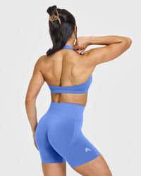 EasyLift™ Halter Bralette | Glaucous Blue