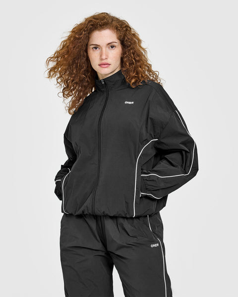 トップス RONE PARC Ribbon track jacket(black) pixelcut_10_6d1c48e9-6c77-4820