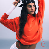 AirMove™ 1/2 Zip Jacket with Bonding | Energy Orange
