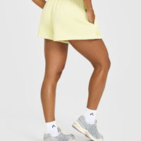 Foundations Oversized Oner 25 Shorts | Pastel Yellow