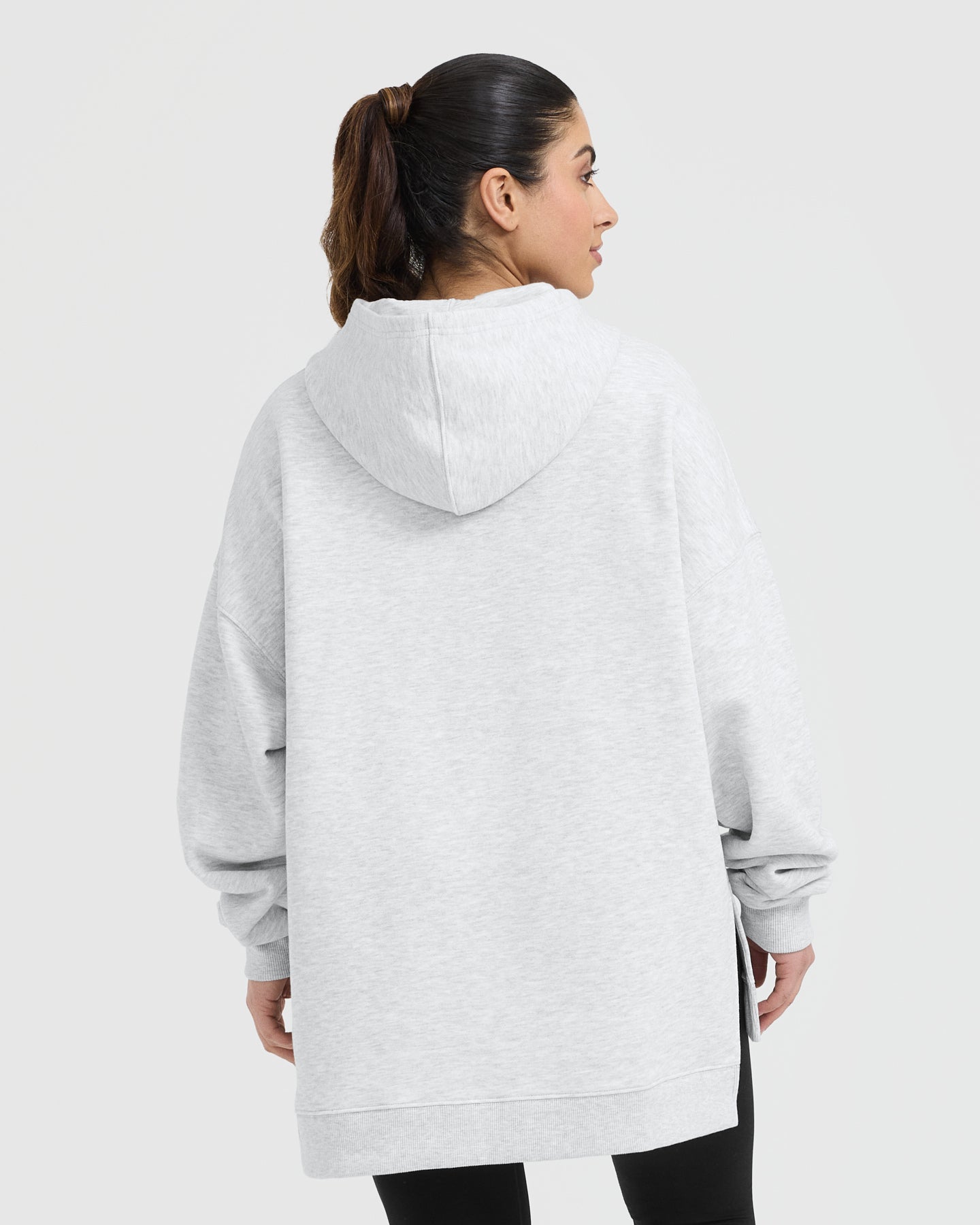 Oversized Hoodie - Grey Marl