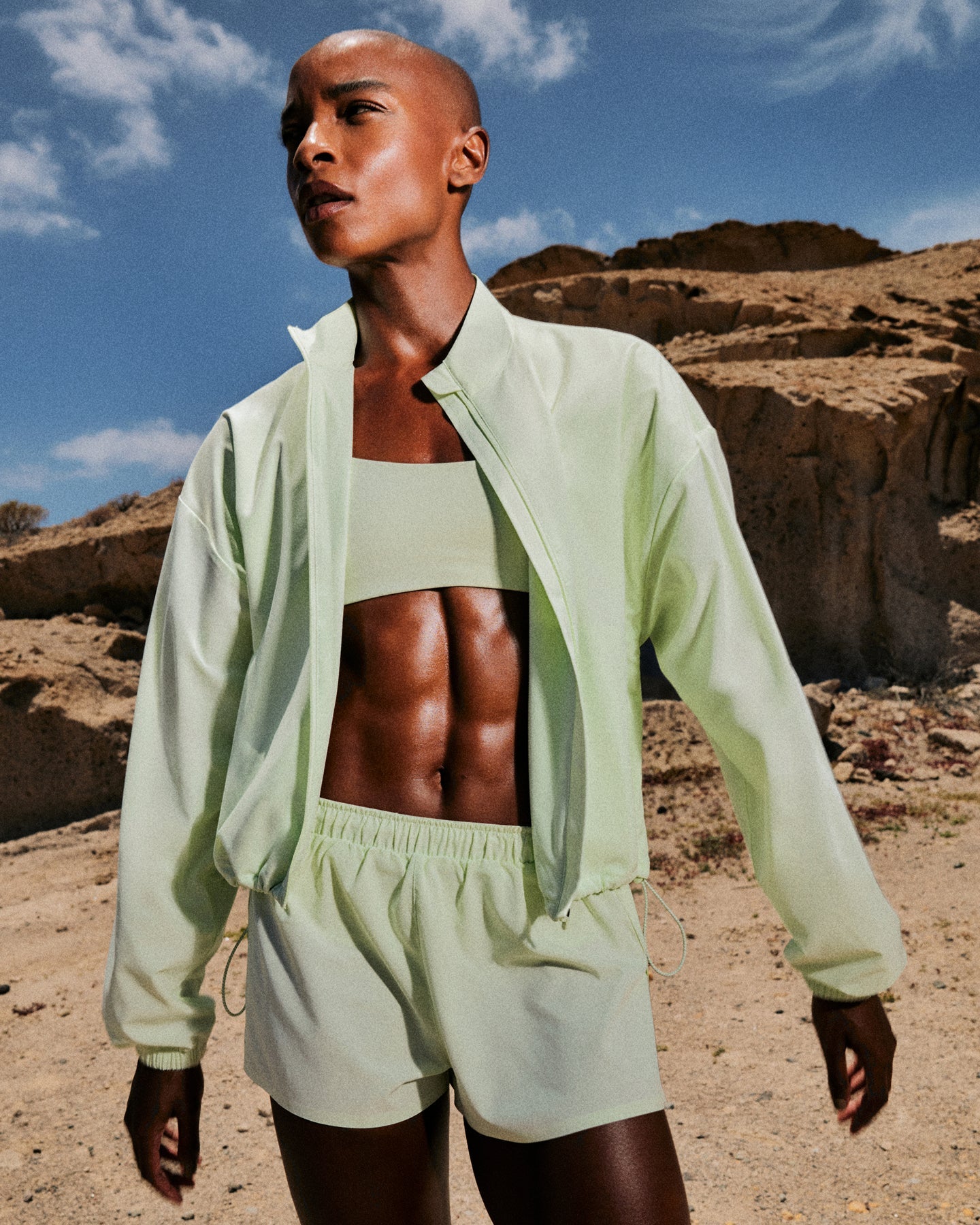 AirMove™ Jacket with Bonding | Meadow Mist Green
