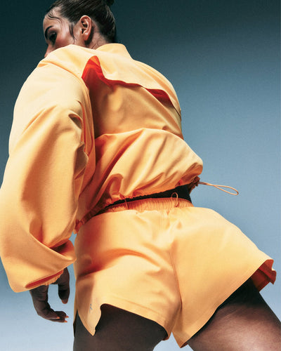 AirMove™ Lined Shorts 2" with Pocket and Reflective Logo | Powdered Orange