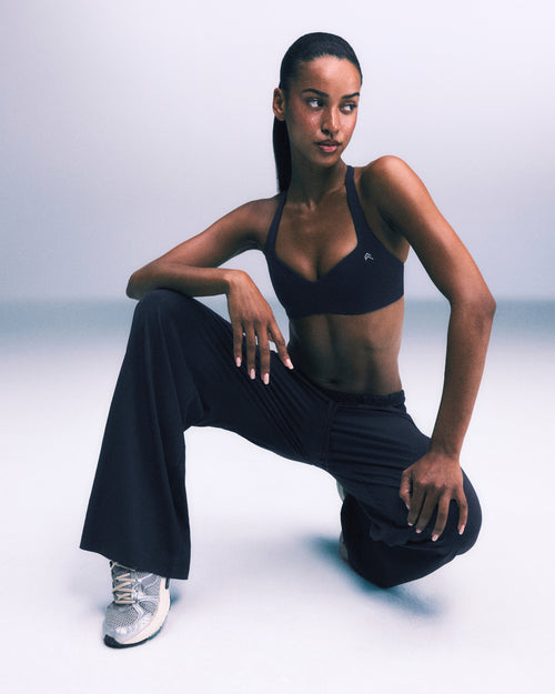 AirMove™ Straight Leg Drawcord Pants | Oil Blue