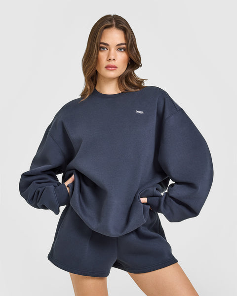 Gym Sweatshirt Crew Neck - Women's in True Blue| Oner Active US