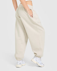 Foundations Oversized Oner Girlfriend Joggers | Sand