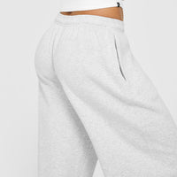 Foundations Oversized Oner Girlfriend Straight Leg Joggers | Light Grey Marl