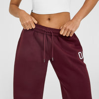 Foundations Oversized Oner Girlfriend Straight Leg Joggers | Rosewood