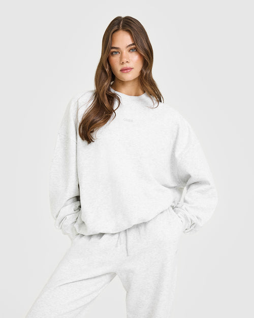 Mid Weight Sweatshirt - Light Grey Marl | Oner Active US