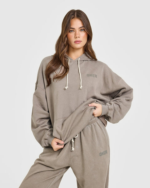 Raw Lounge Oversized Hoodie in Washed Minky | Oner Active US