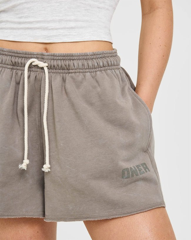 Raw Lounge Oversized Shorts | Washed Minky