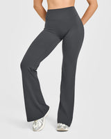 SoftMotion™ Flared Bottoms with White Logo | Coal