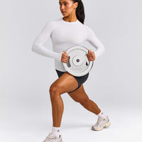 Oner Seamless Fitted Long Sleeve Regular Top | White