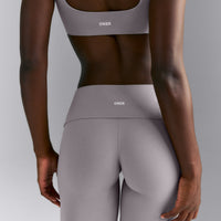 SoftMotion™ Fold Over Mid Rise Straight Leg Pants New Branding | Zinc Gray