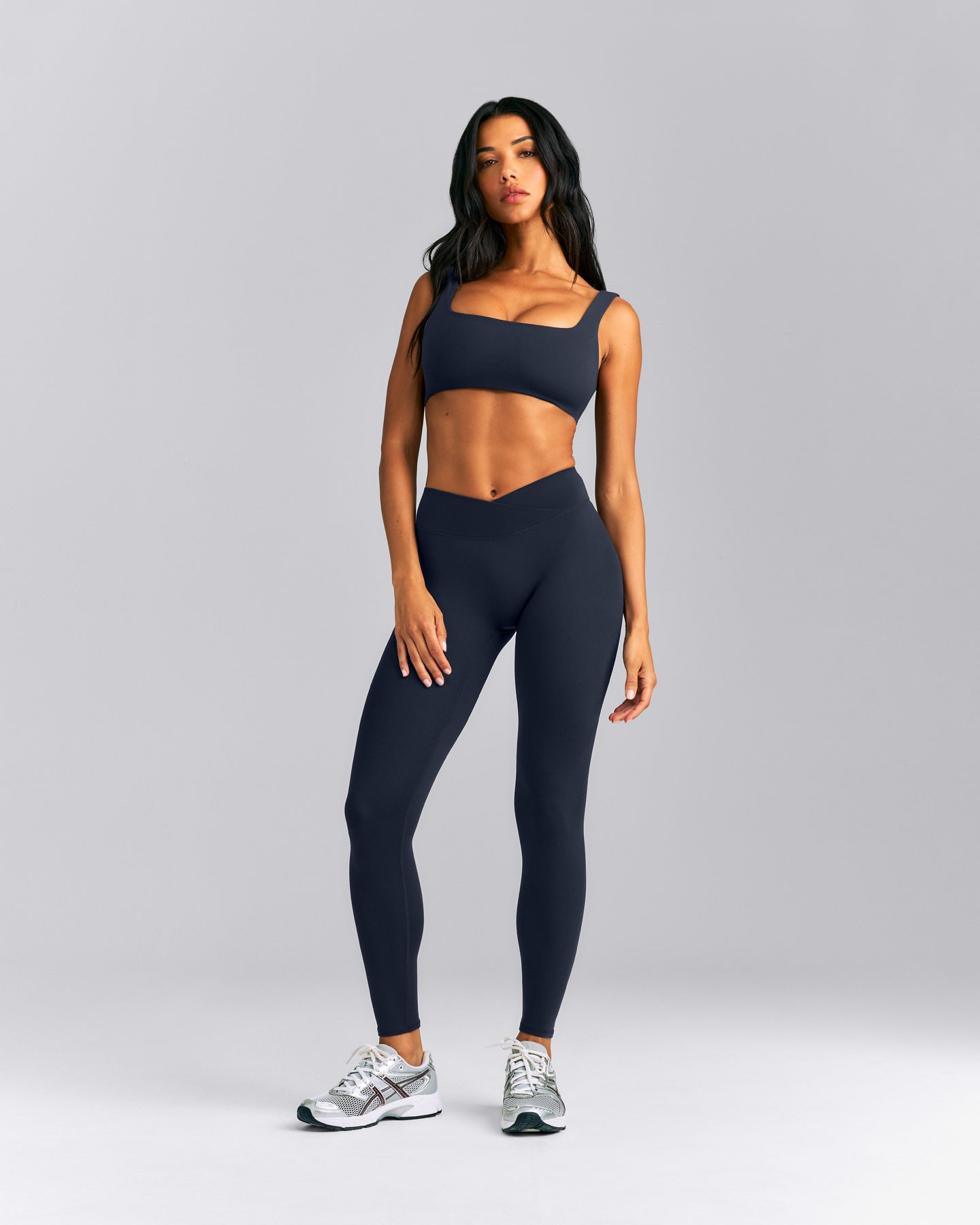 SoftMotion™ Soft Square Neck Sports Bra New Branding | True Blue