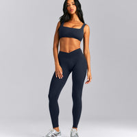 SoftMotion™ Soft Square Neck Sports Bra New Branding | True Blue