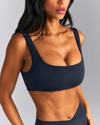 SoftMotion™ Soft Square Neck Sports Bra New Branding | True Blue