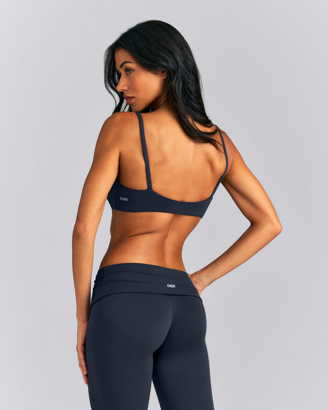 SoftMotion™ Strappy Scoop Bralette New Branding | True Blue