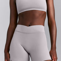 SoftMotion™ Wrap Shorts 6" | Zinc Gray