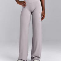 SoftMotion™ Wrap Straight Leg Pants New Branding | Zinc Gray