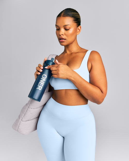 Stainless Steel Water Flask | Storm Blue
