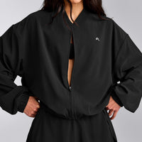 AirMove™ Mid Bomber Jacket | Black