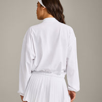 AirMove™ Mid Bomber Jacket | White
