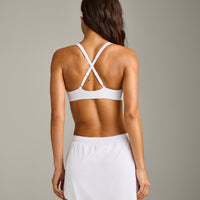 EasyLift™ Cross Back Sports Bra | White