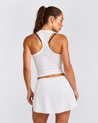 Oner Seamless Fitted Tank Top | White