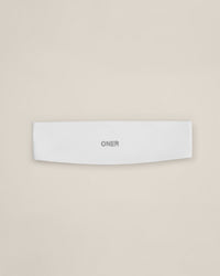 SoftMotion™ Headband with Gray Logo | White