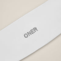 SoftMotion™ Headband with Gray Logo | White
