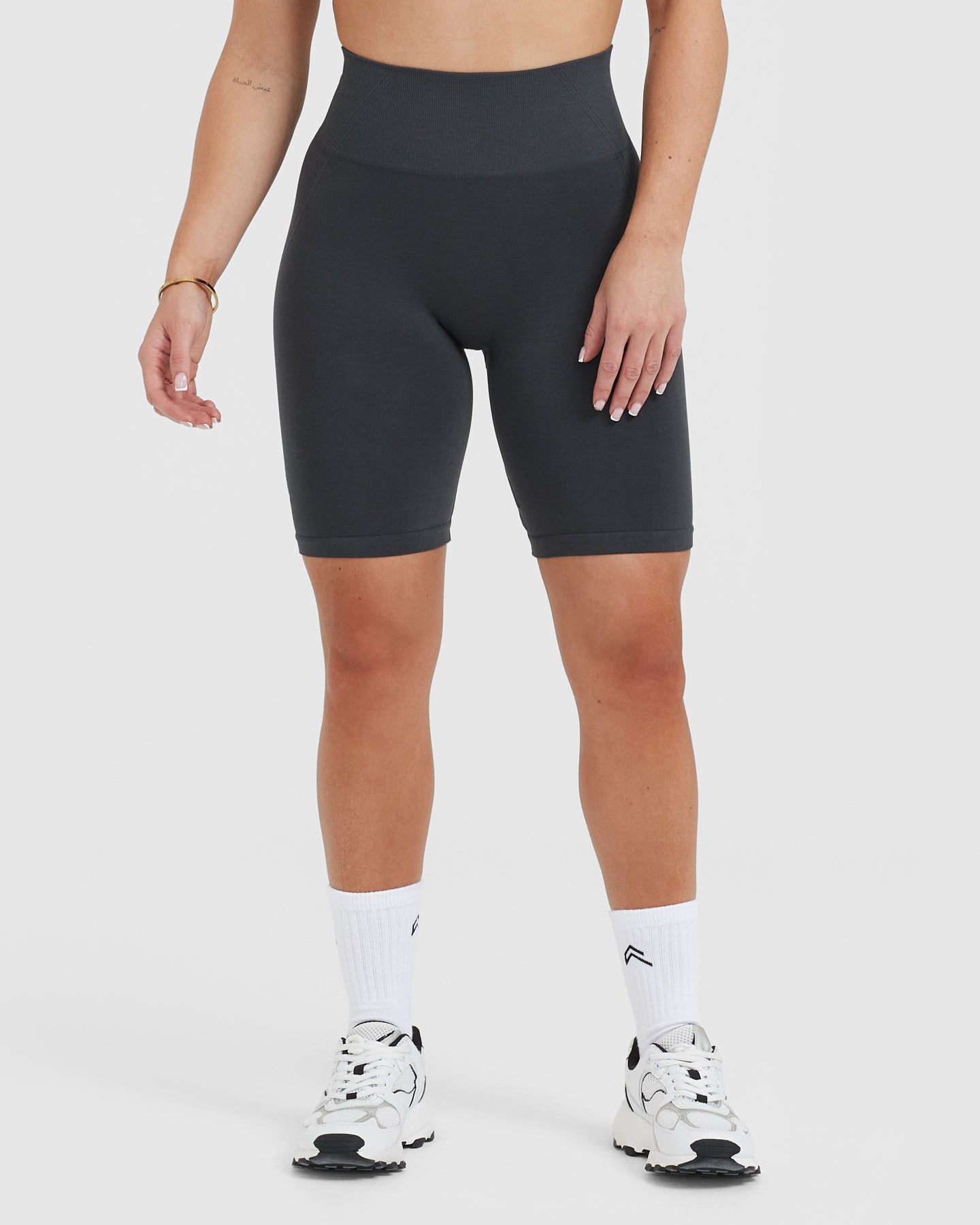Lightweight Biker Shorts for Women - Coal