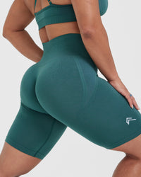 Effortless Seamless Cycling Shorts | Marine Teal