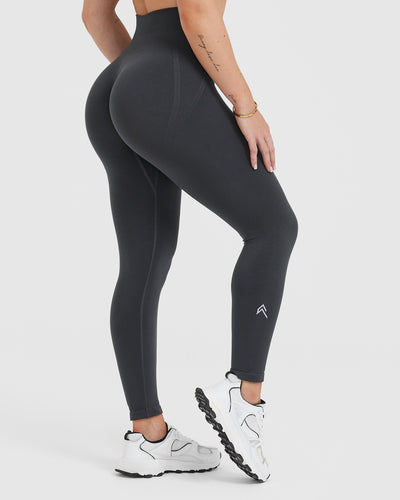 Urban Ease: Solid Color Workout Leggings for Women - Charcoal – Soldier  Complex