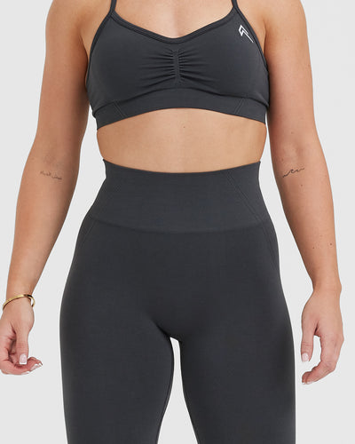 Seamless Movement Highwaisted Leggings - Charcoal Marl – TwoTags