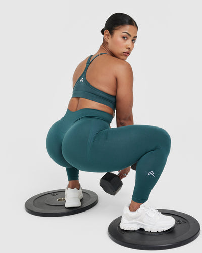 Flare Legging (Teal)  New Dimensions Active