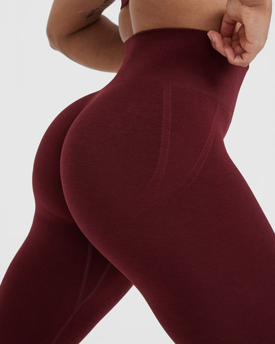 NVGTN Navi Solid Seamless Leggings Size S Color Is Carmine Red