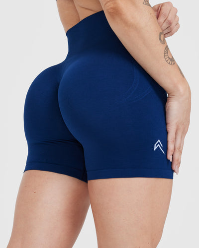 BLUE HIGH WAISTED SHORTS | - Oner WOMEN - Active MIDNIGHT US