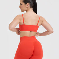 Everyday Bandeau Bralette | Charged Orange