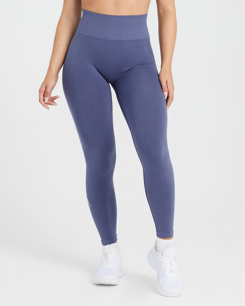 USA Pro Womens High Rise Seamless Leggings Yoga Pants Brunera Blue 18 (XXL)  : : Fashion