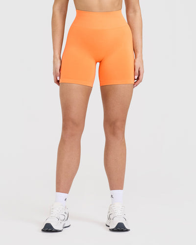 Effortless Seamless Shorts | Apricot Orange