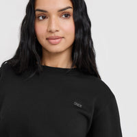 Foundations Crop Sweatshirt | Black
