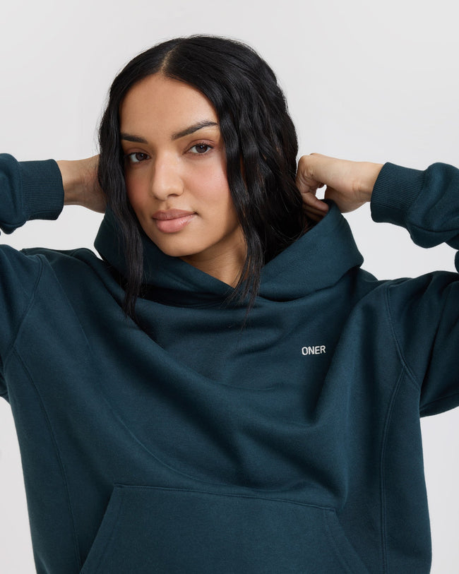 Women's Blue Hoodie - Oil Blue | Oner Active US